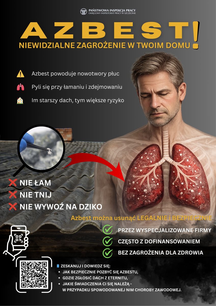 Zdjęcie: Uwaga na azbest.